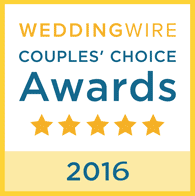 Wedding Wire Brides Couple Choice Award Winner 2016