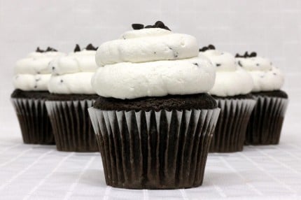 Gluten-Free Chocolate with Chocolate Chip Mousse Cupcake