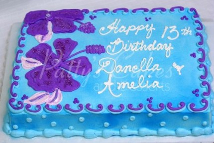 13th birthday cakes