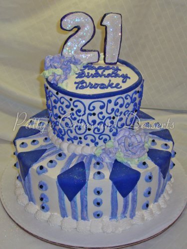 birthday-cake-blue-21st-2-tier