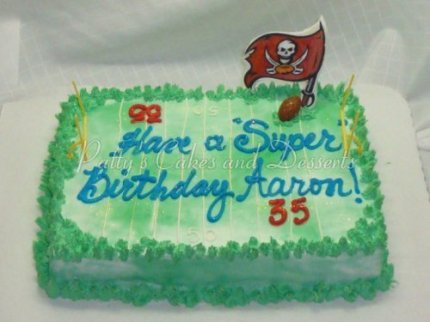 birthday cake football