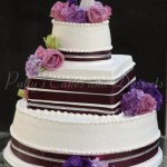 wedding-cake-round-square-brown-ribbon