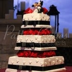 black-white-red-square-wedding-cake-mickey