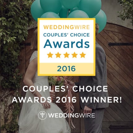 Wedding Wire's Couples Choice Award