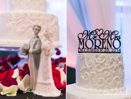 cake and cake topper