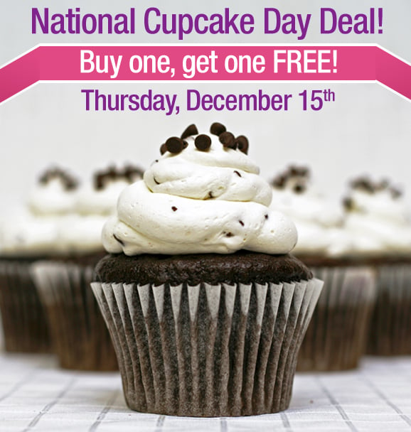 National Cupcake Day BOGO