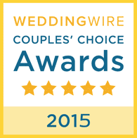 Wedding Wire Brides Couple Choice Award Winner 2015