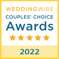 Wedding Wire Brides Couple Choice Award Winner 2022