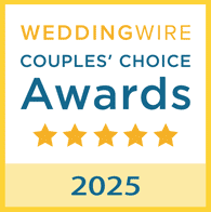 Wedding Wire Brides Couple Choice Award Winner 2025