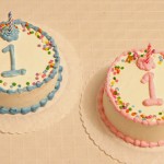 First 1st birthday mini cakes