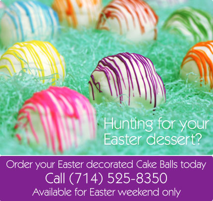 Easter Decorated Cake Balls