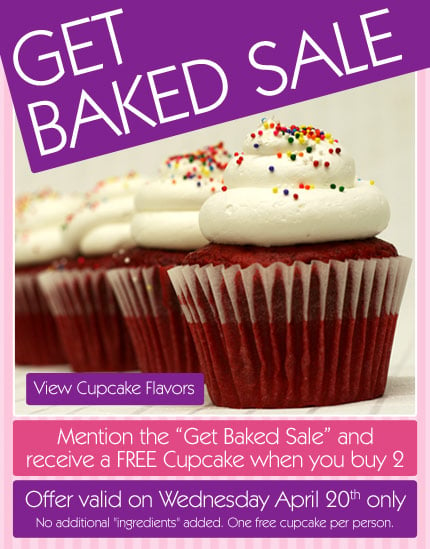Get Baked Sale - Cupcake Sale