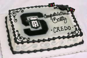 Black Graduation Cake Servite High School