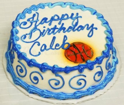 basketball birthday cake