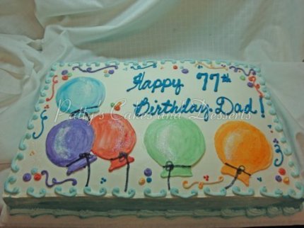 Balloon Birthday Cakes