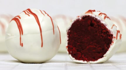 red velvet cake balls