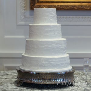 4 tier rustic wedding cake