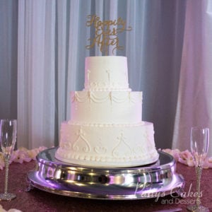 classy wedding cake