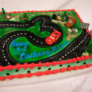 disney cars birthday cake