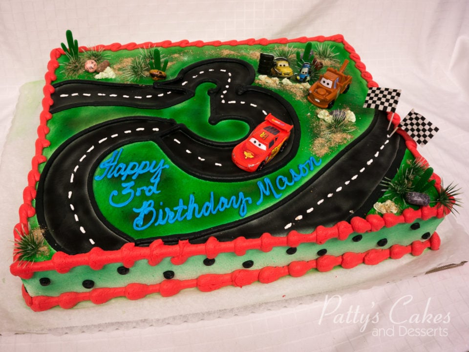 disney cars birthday cake