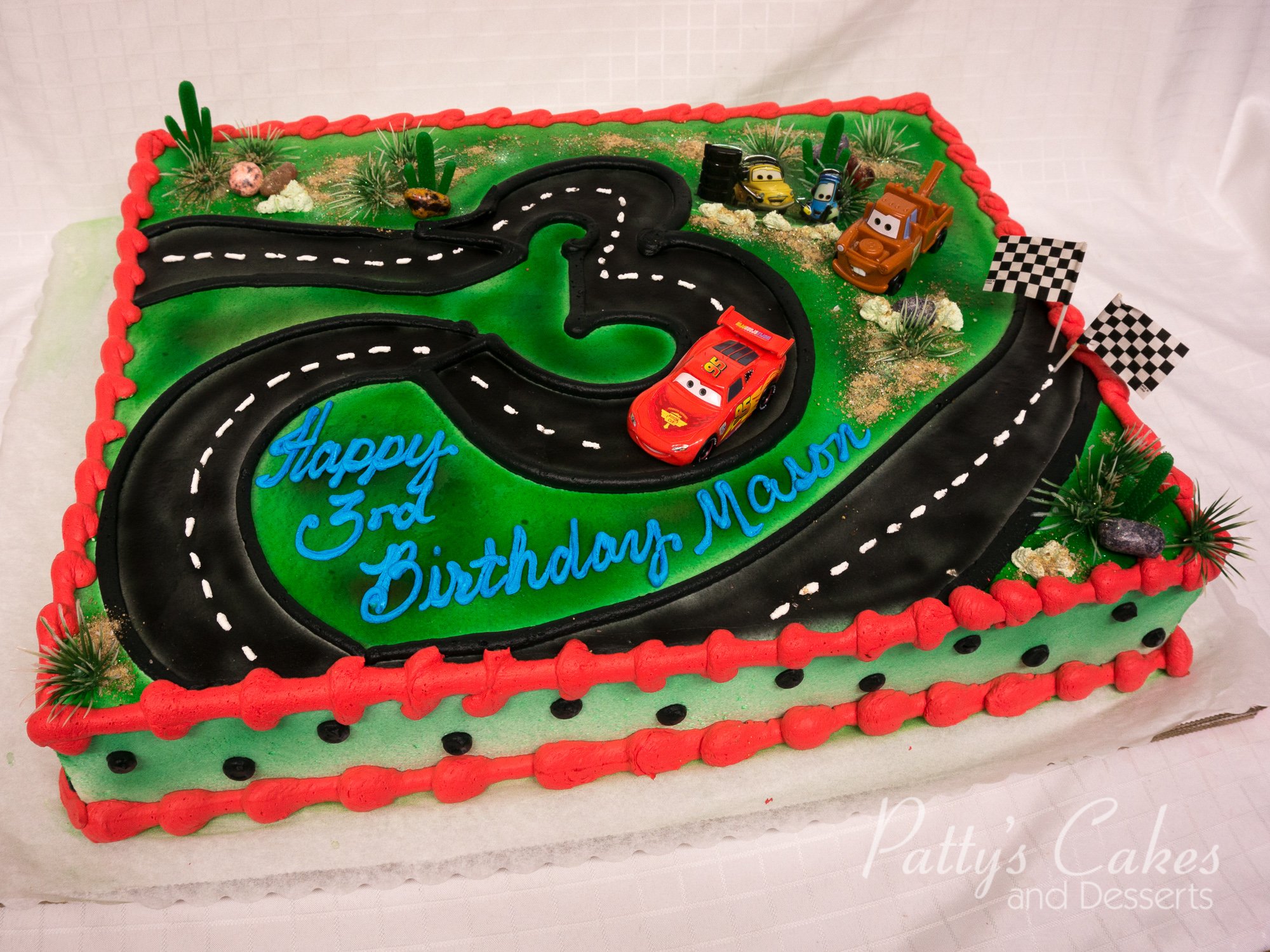 Cars birthday cake, Disney cars birthday, Disney cars cake