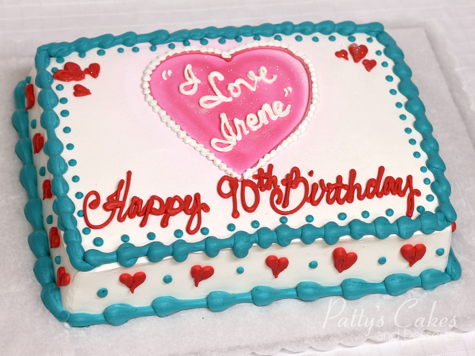 Photo of a i love lucy birthday cake - Patty's Cakes and Desserts.