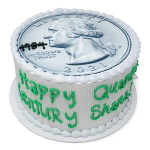 quarter century birthday cake