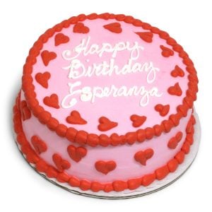 valentines birthday cake