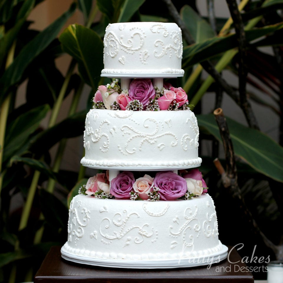 villa del sol wedding cake