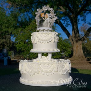 vintage wedding cake 2