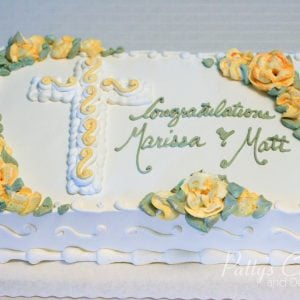 church celebration cake