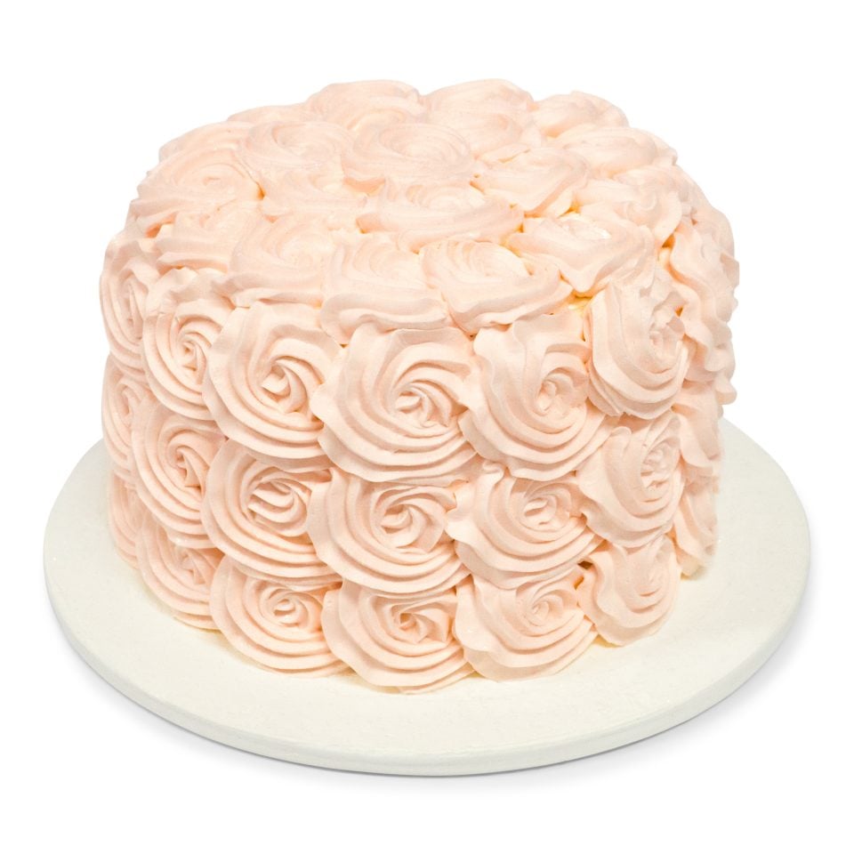 baby shower rosette cake