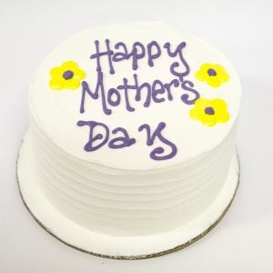 happy mothers day purple cake
