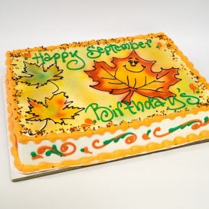 happy september birthday cake