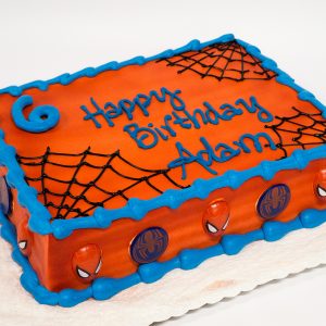 spider man birthday cake