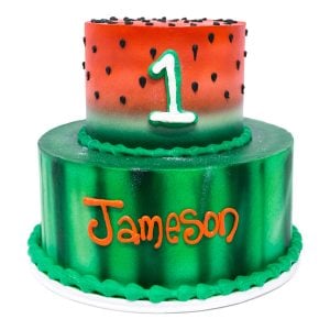 watermellon birthday cake