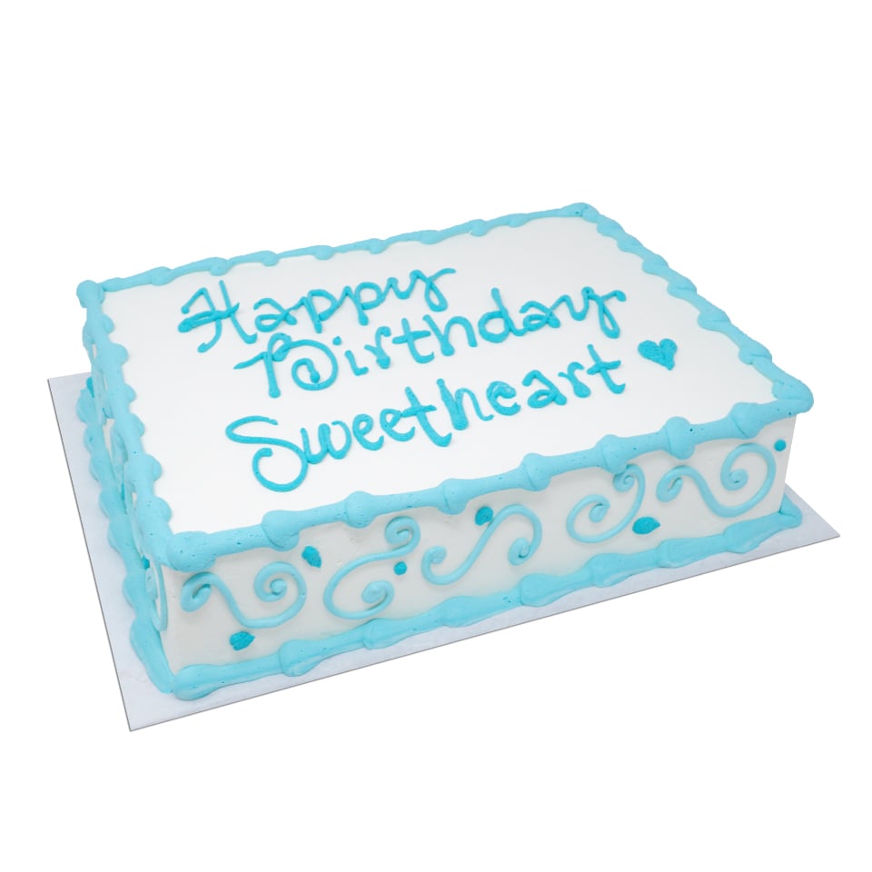 blue happy birthday sheet cake 1