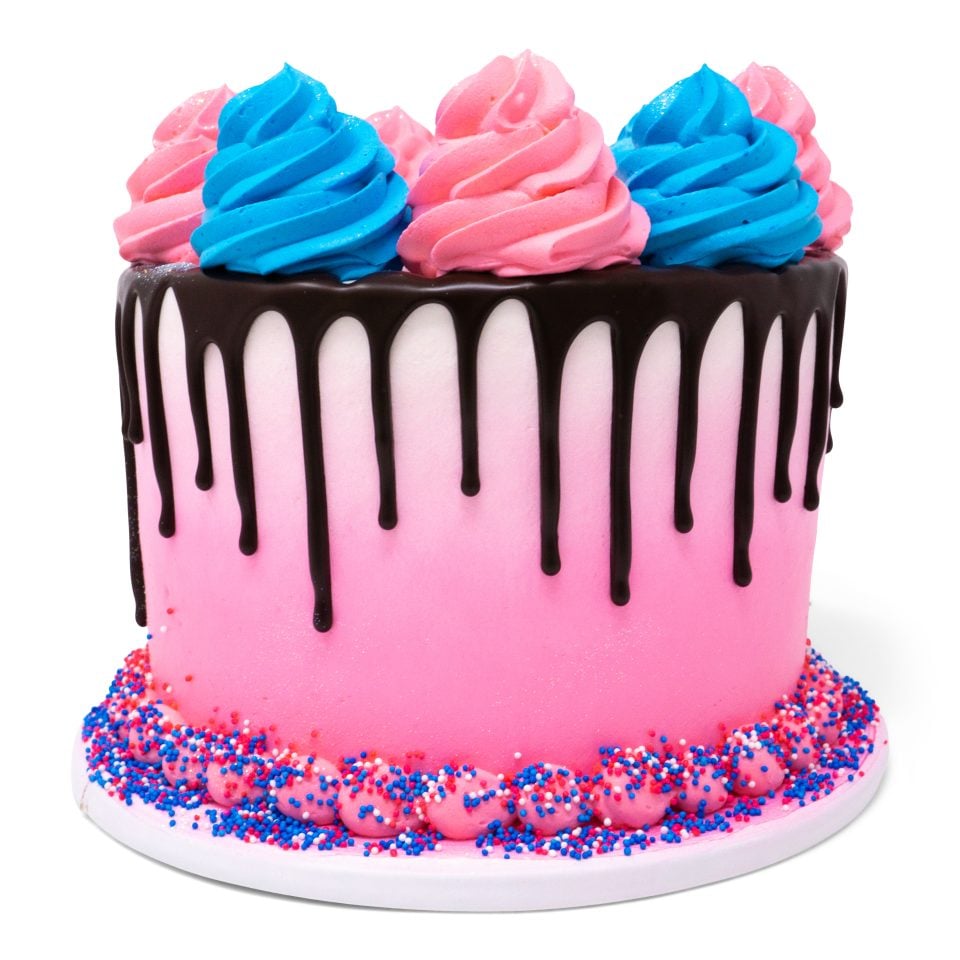 pink blue drip cake scaled