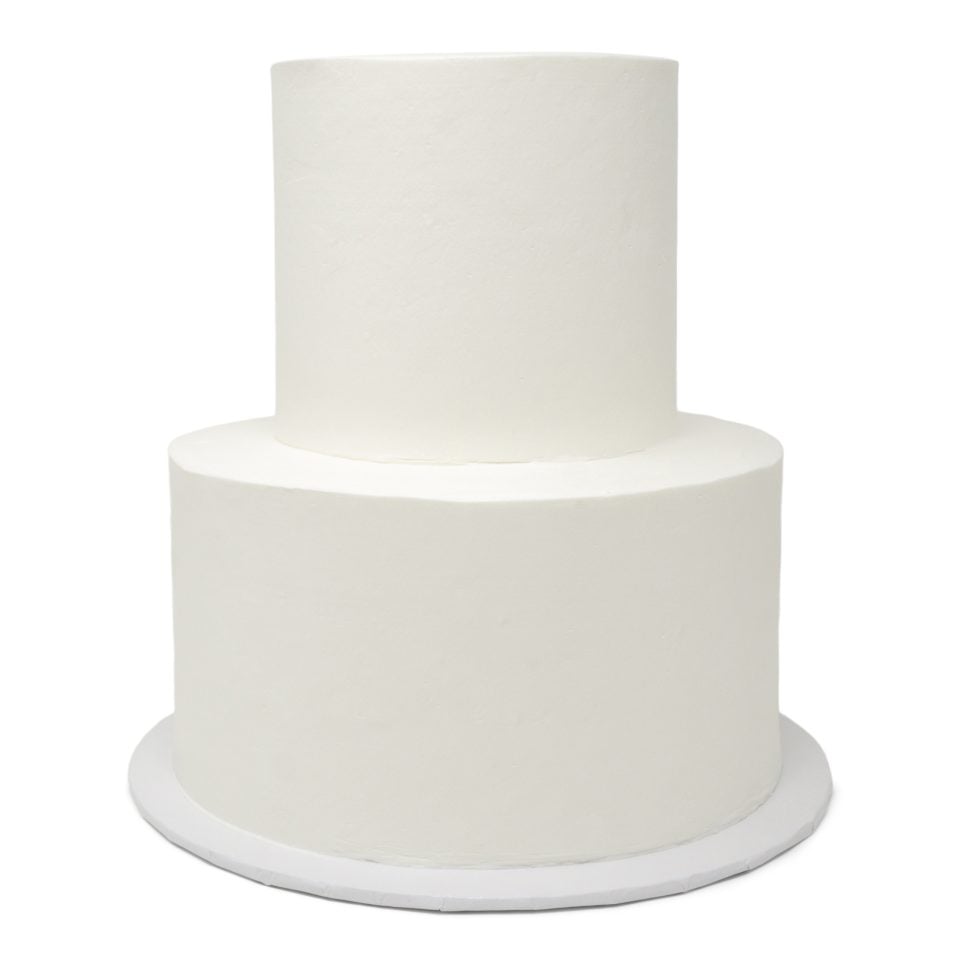 2 tier all smooth cake