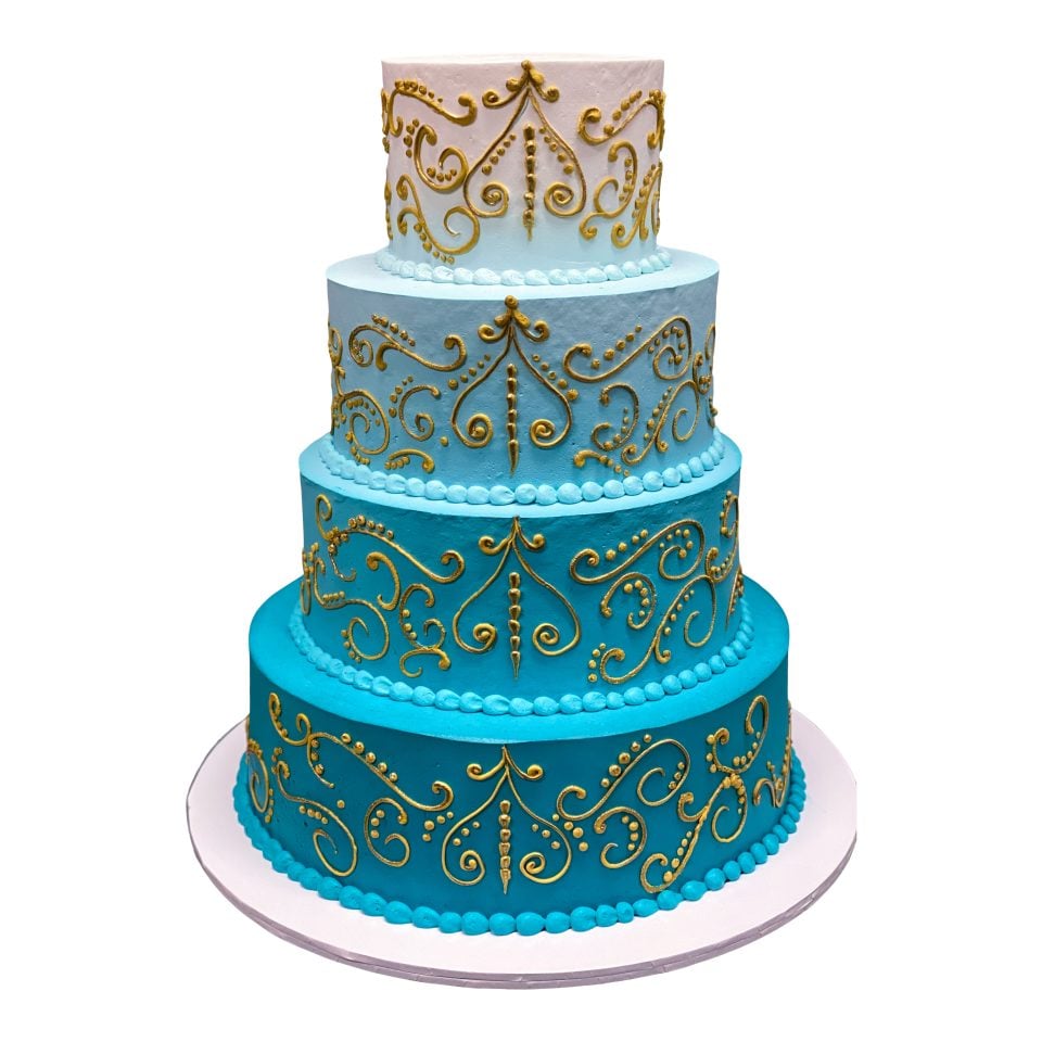 blue ombre gold 4 tier scaled