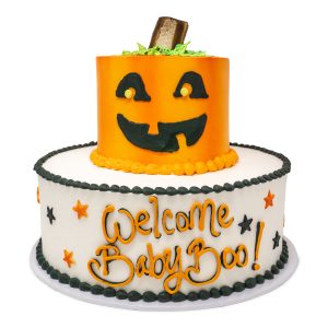 halloweeen 2 tier cake