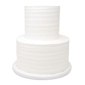 lines 2 tier cake